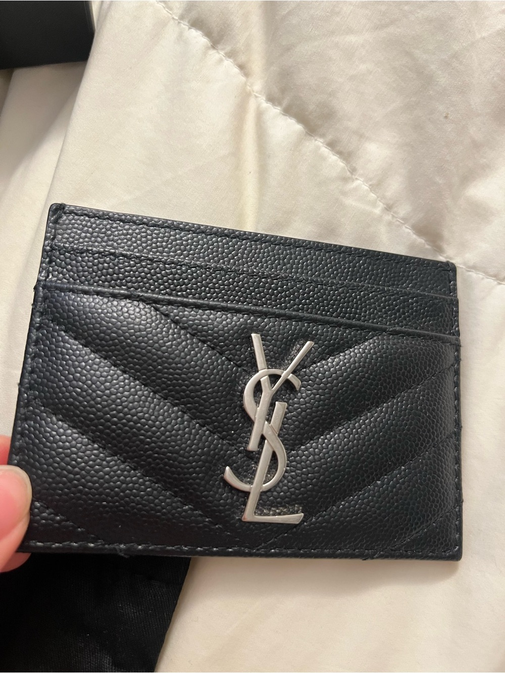 YSL Cassandre Monogram Card Wallet - Picture 4 of 9